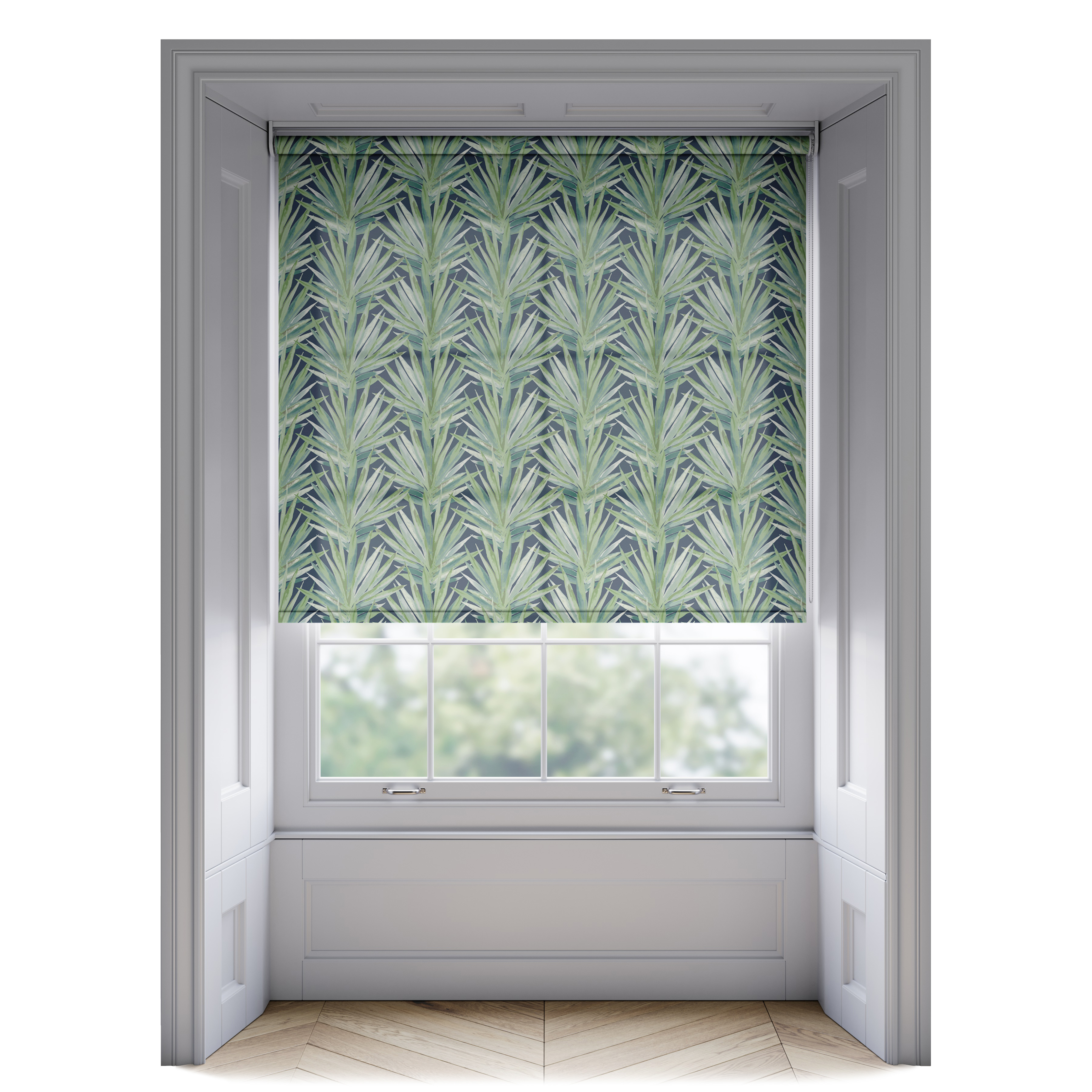 Tropic_Rumba_Dimout_Decora_Sash_window_roller